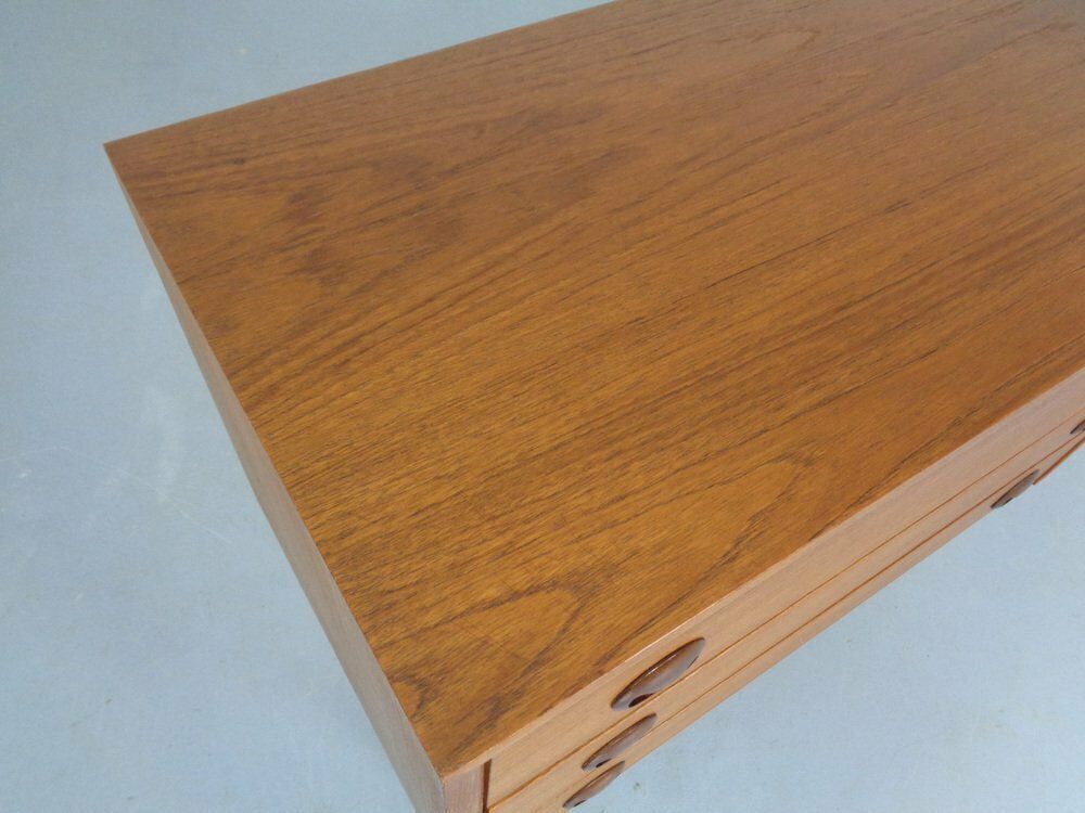 Furniture Teak Chest Of Drawers, 1960s, Vintage photo