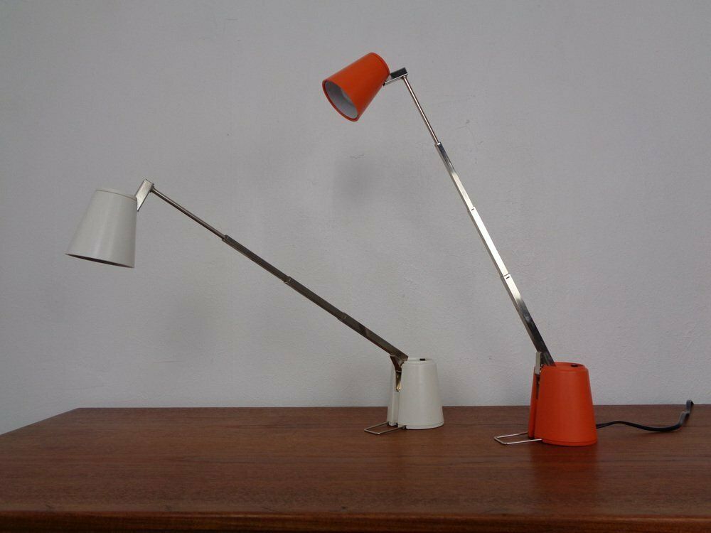 Adjustable Lampette Desk Lamps, Germany, 1960s, Set Of 2 photo for sale