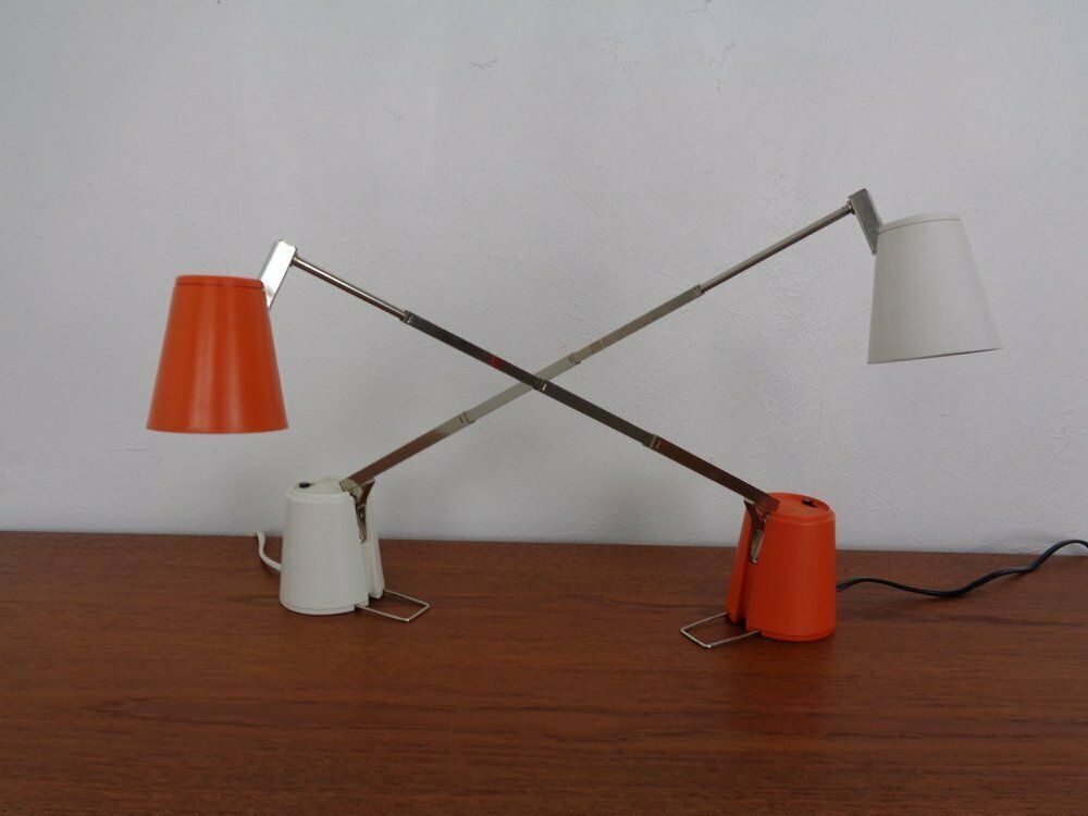 photo furniture Adjustable Lampette Desk Lamps, Germany, 1960s, Set Of 2