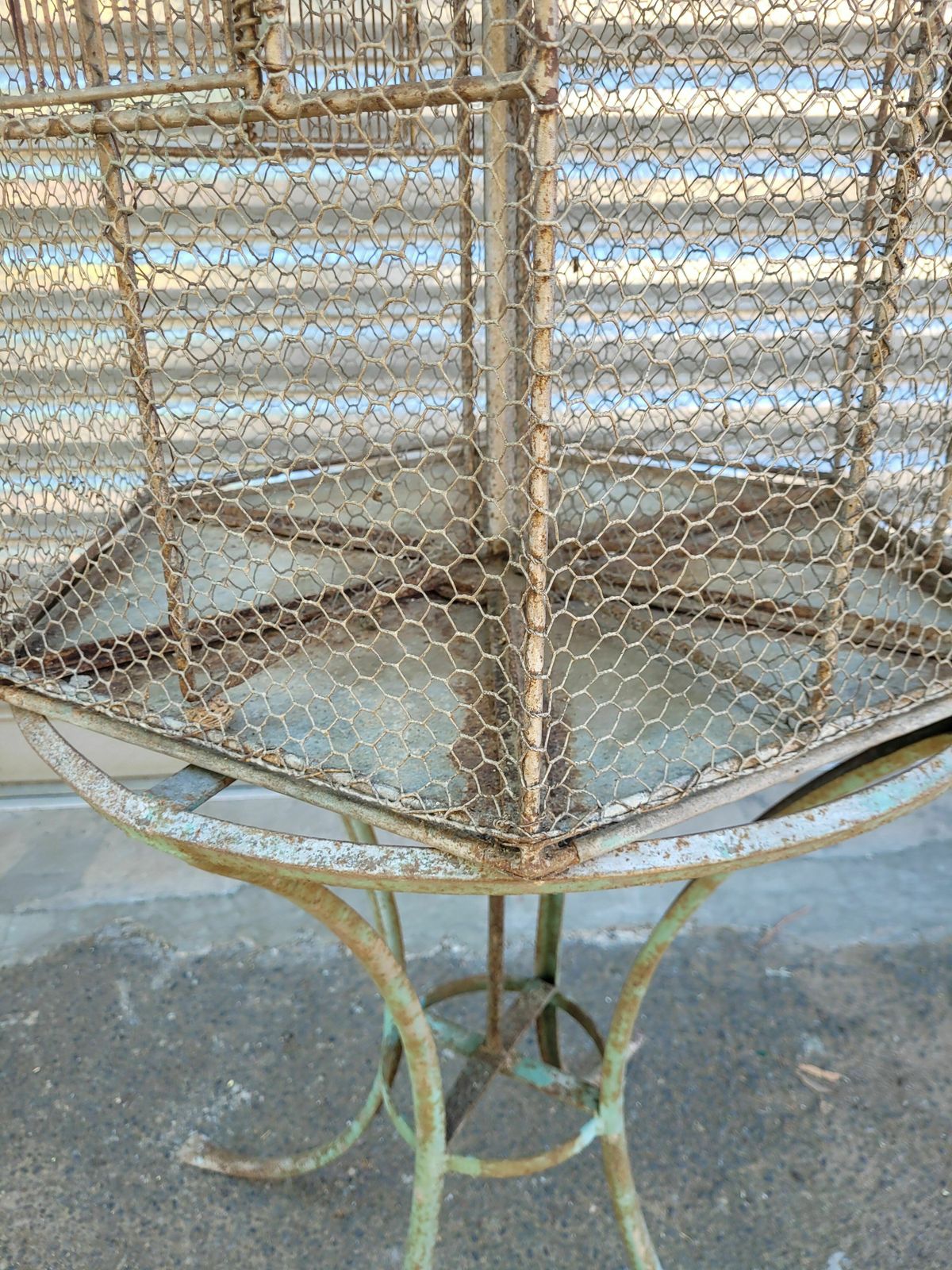 Birdcage On Table photo Home Decor