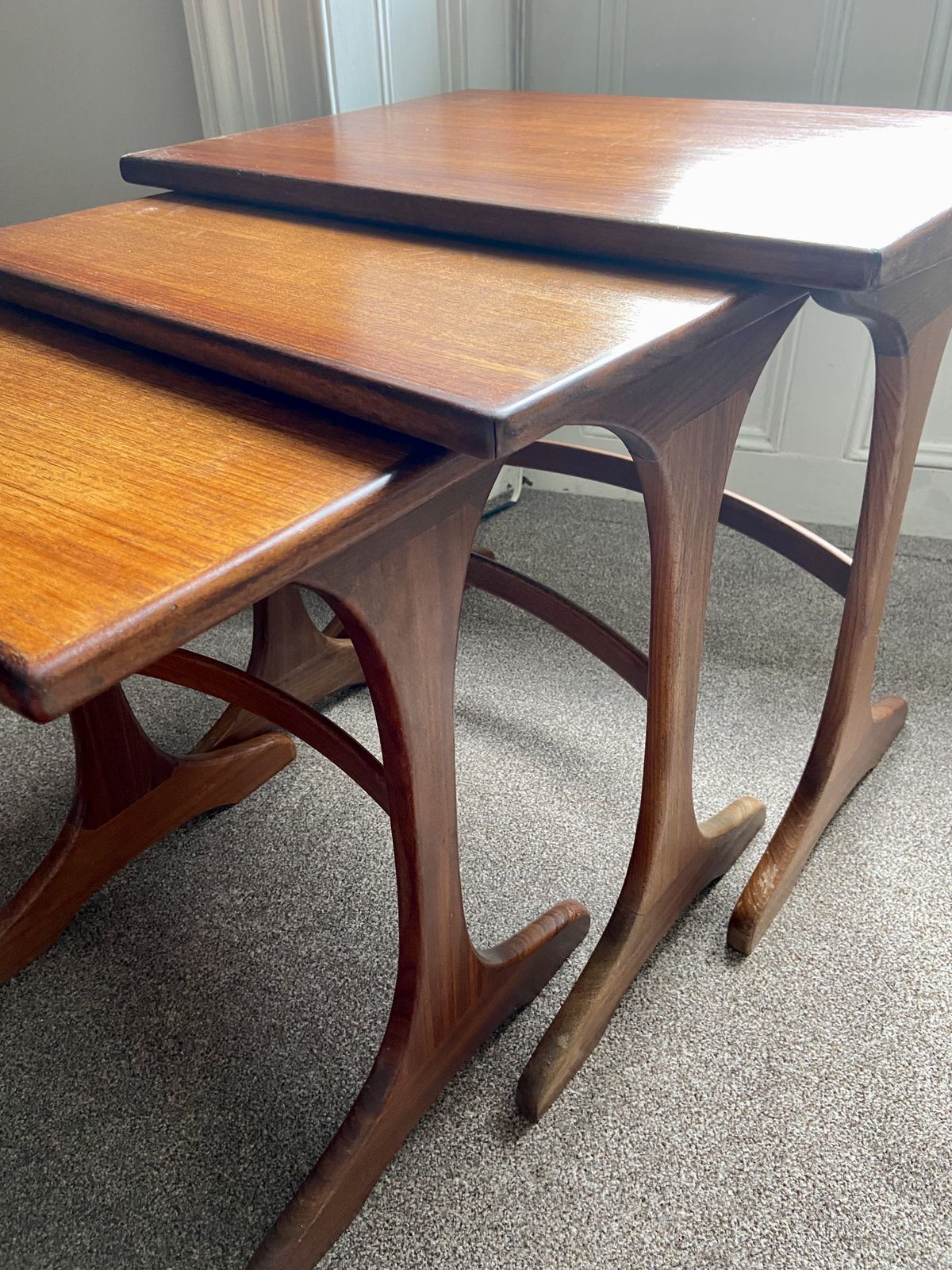 Nest Of 3 Victor Wilkins G Plan Coffee Tables photo furniture