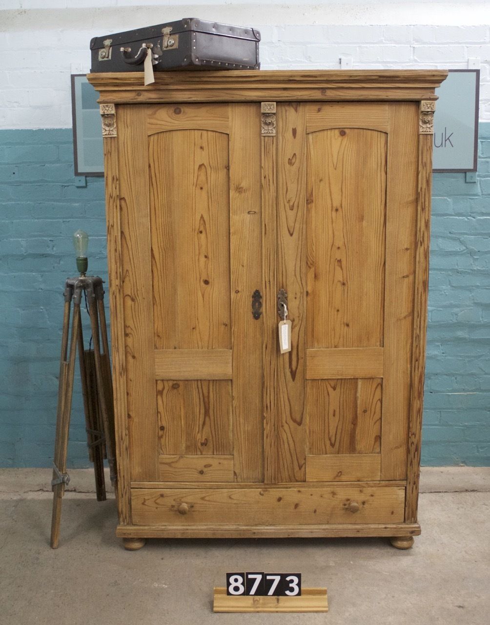 Waxed Cupboard/Children's Wardrobe