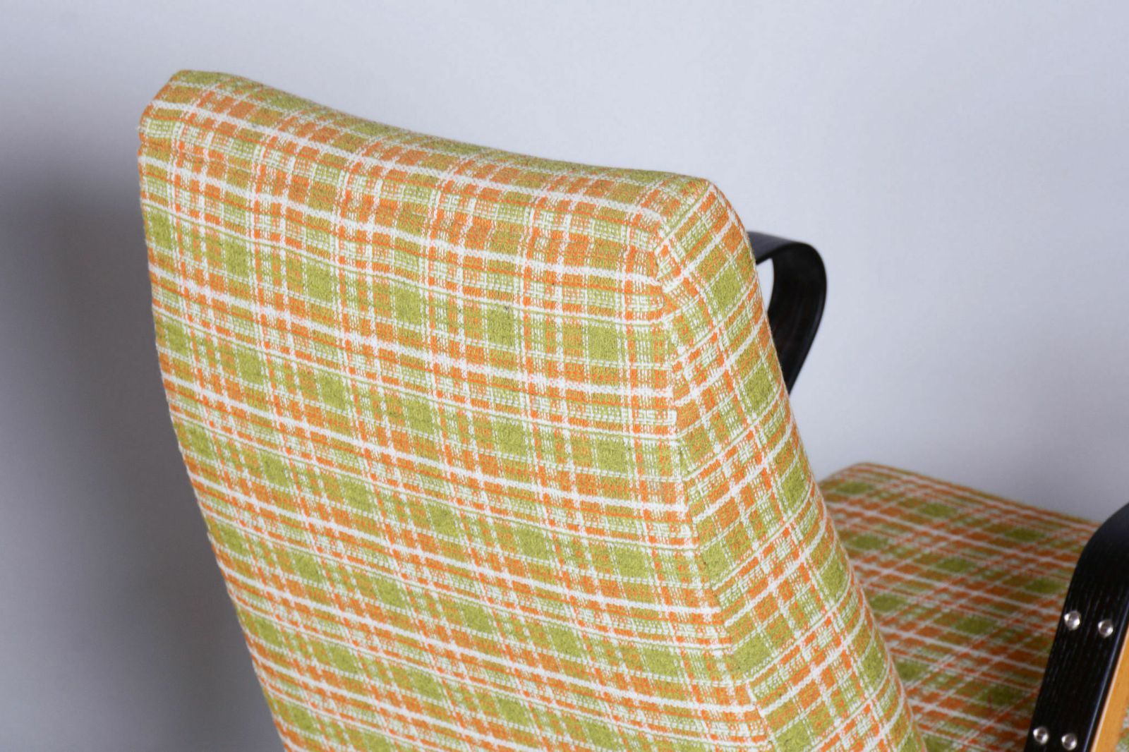 Pair Of Restored Mid Century Oak Armchairs By Tatra Pravenec, Czechia, 1950s photo Furniture