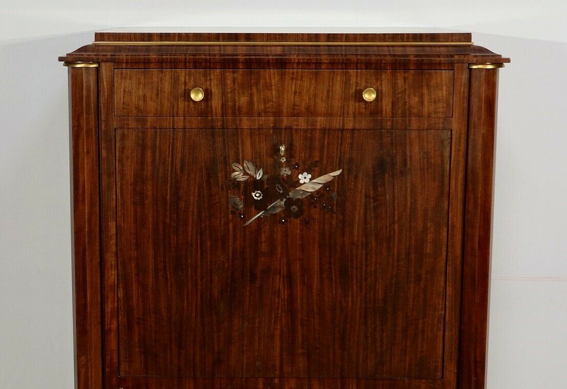 photo furniture Secretaire In Precious Wood, Signed J. Leleu, Art Deco – 1940