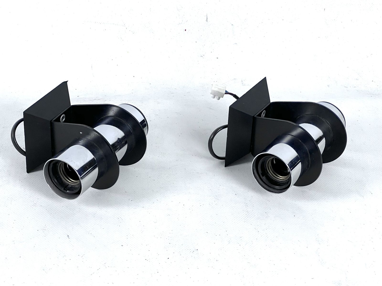Targetti, Pair Of Wall Lamps Model Elbow. Italy 1970s photo for sale