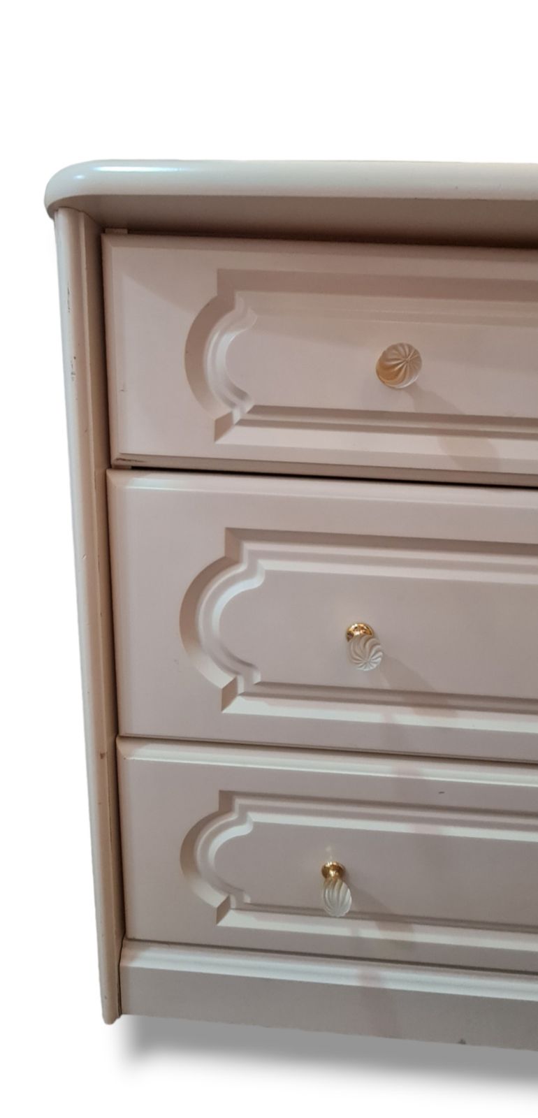 Victorian Style Chest Of Drawers White photo 100.0