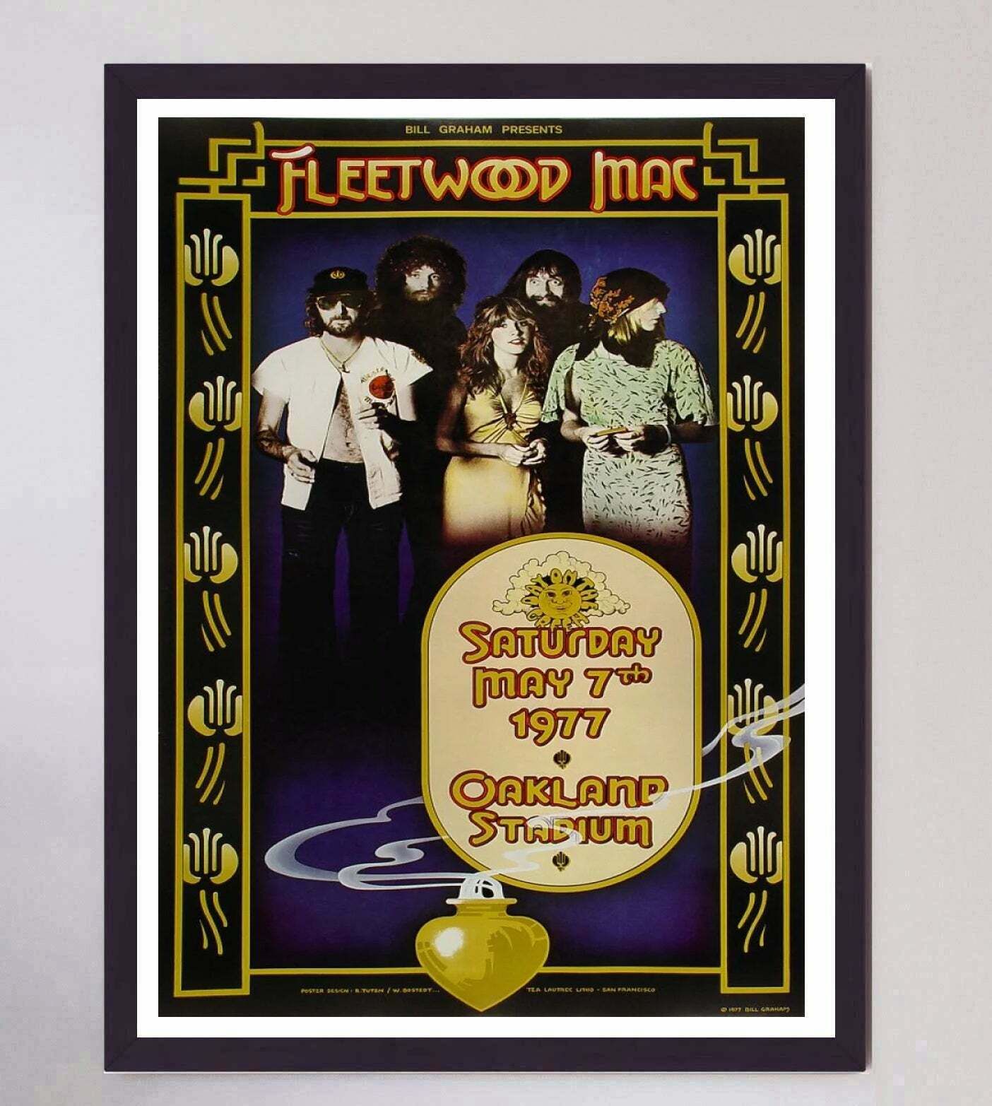 Fleetwood Mac   Oakland Coliseum Original Vintage Poster photo furniture