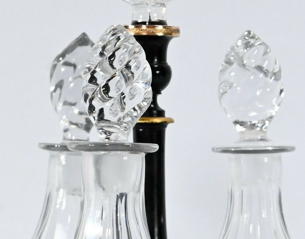 Home Decor Bohemian Crystal Cabaret Service, Napoleon III Period   2nd Part Of The 19th Century photo