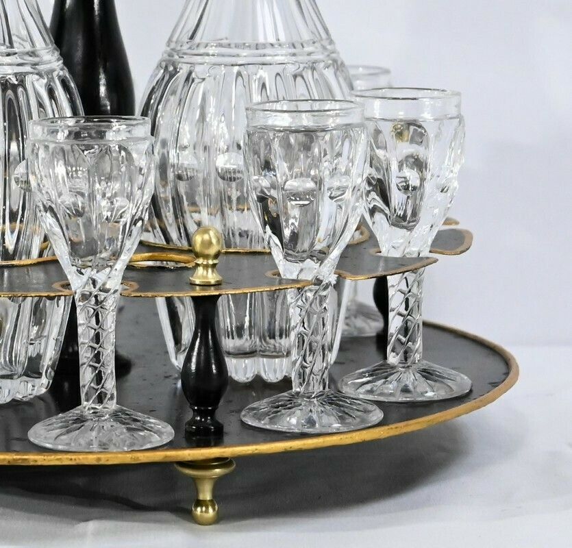 photo buy Bohemian Crystal Cabaret Service, Napoleon III Period   2nd Part Of The 19th Century