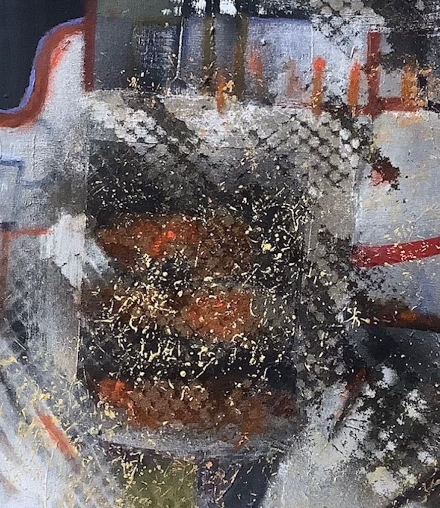 "This Happened" Abstract Mixed Media By Peter Rossiter photo furniture