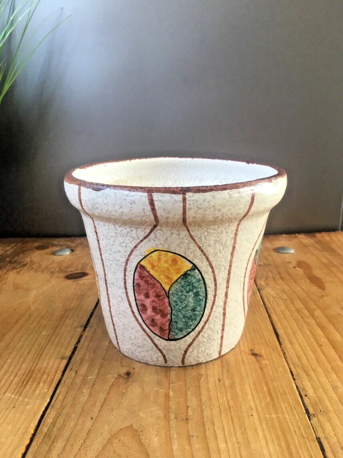 photo for sale Mid Century Abstract Planter Plant Pot 60's 70's Italian Fratelli Fanciullacci