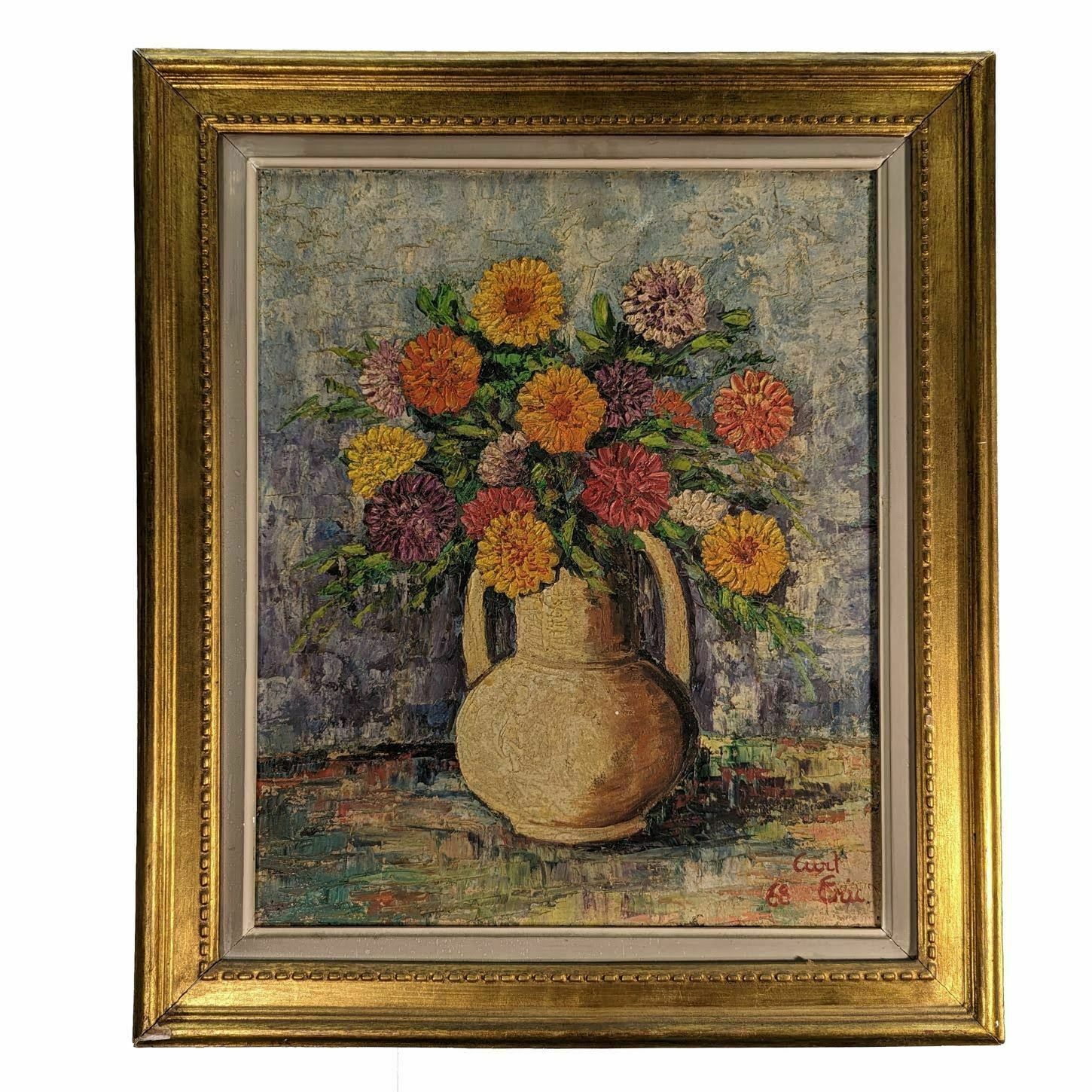 Decorative Painting Bouquet Of Flowers Twentieth
