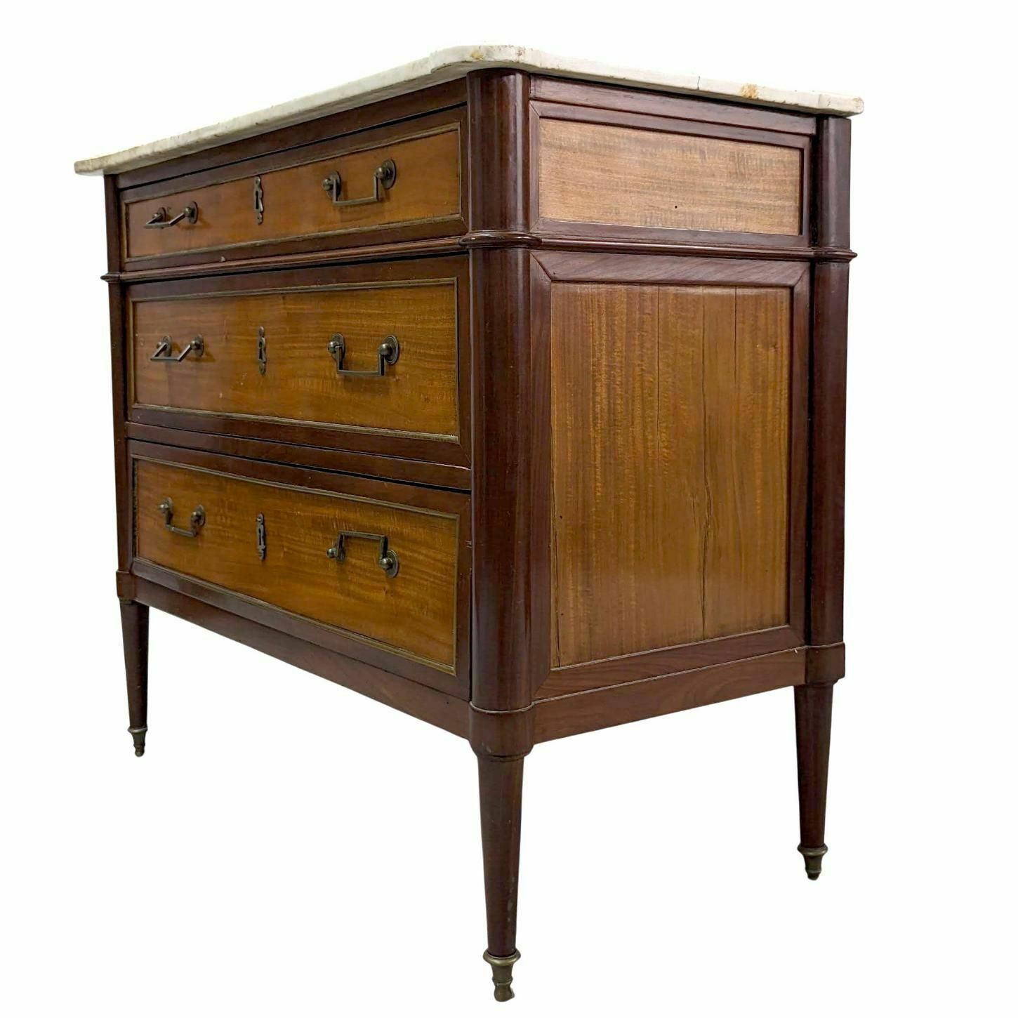 Louis XVI Mahogany Chest Of Drawers, 18th Century photo furniture