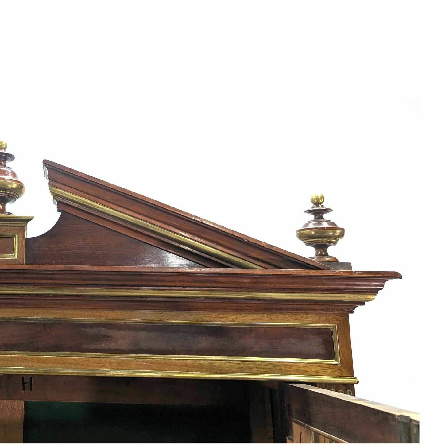 Louis XVI Style Mahogany Bookcase, 19th Century photo vintage