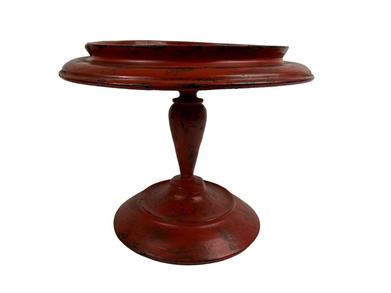 Antique Burmese Footed Dish / Pedestal Tray / Table Stand. Lacquerware. Late 19th Century To Early 20th Century. Burma (Myanmar) photo furniture