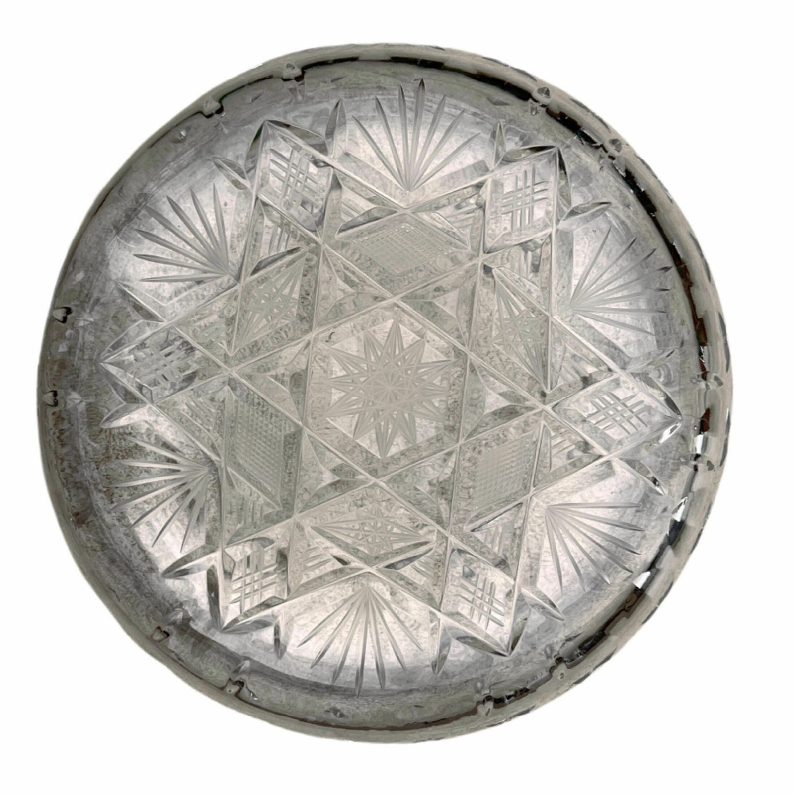 Large Crystal Ashtray From Huta Szkła Julia, Poland, 1980s. photo vinterior