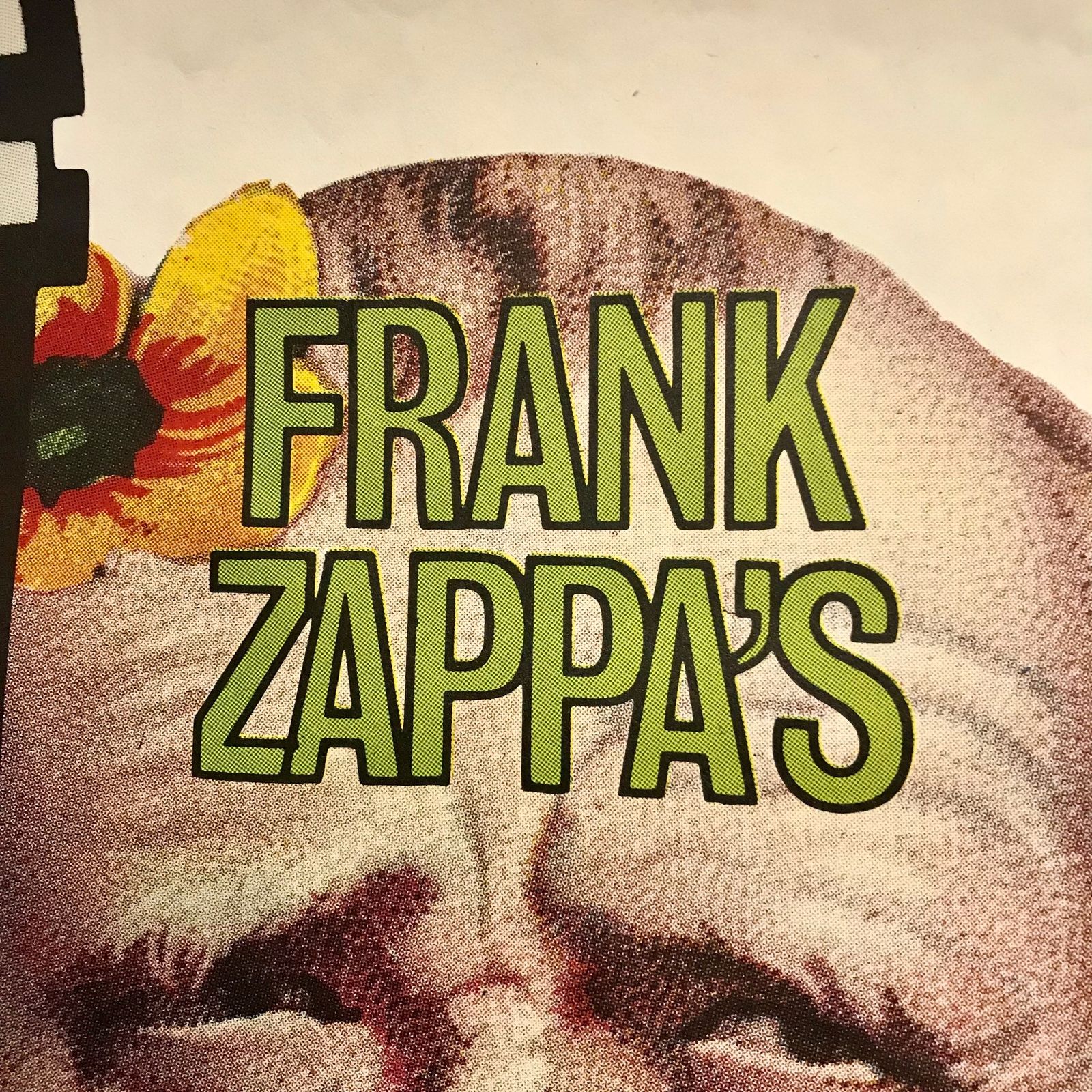 595.0 Large Rare And Stunning Frank Zappa 1971 Concert Poster photo