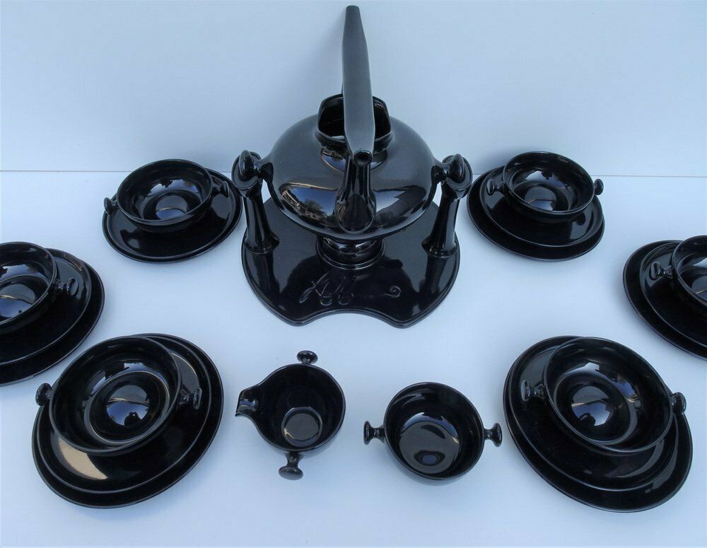 Model Zen Tea Service By Luigi Colani, Friesland, Germany, 1980s, Set Of 23 photo for sale