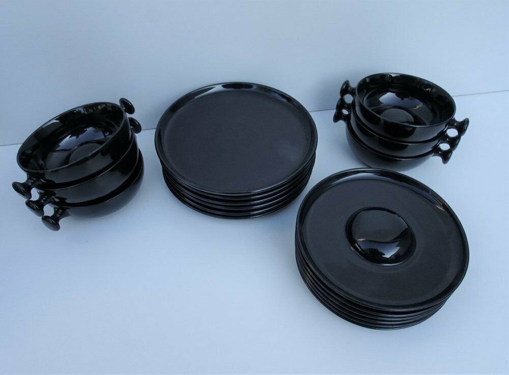 photo vintage Model Zen Tea Service By Luigi Colani, Friesland, Germany, 1980s, Set Of 23