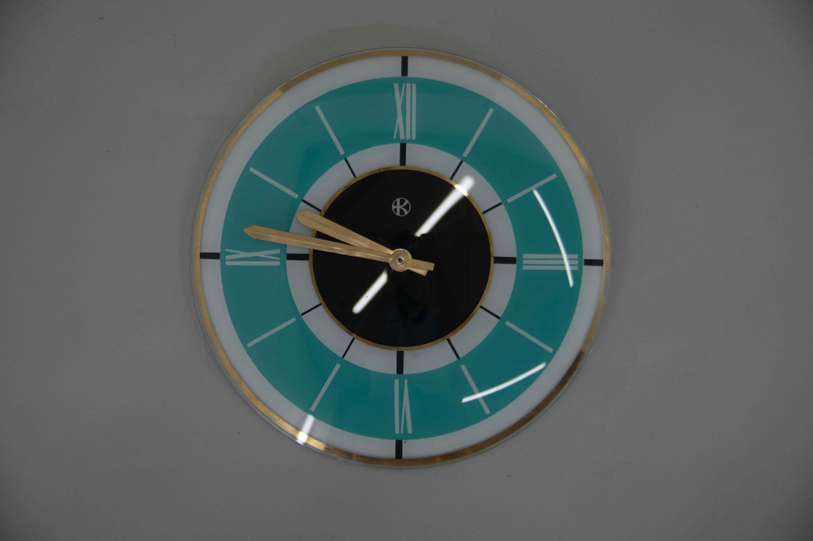 Mid Century Wall Clock By Klenoty, Czechoslovakia, 1960s photo for sale