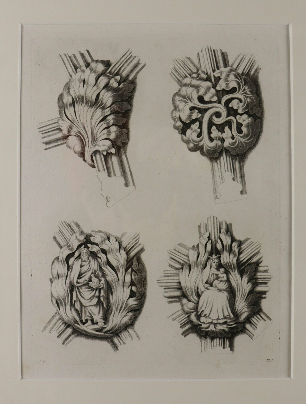 Set Of Four Gothic Ornaments York Cathedral photo Art