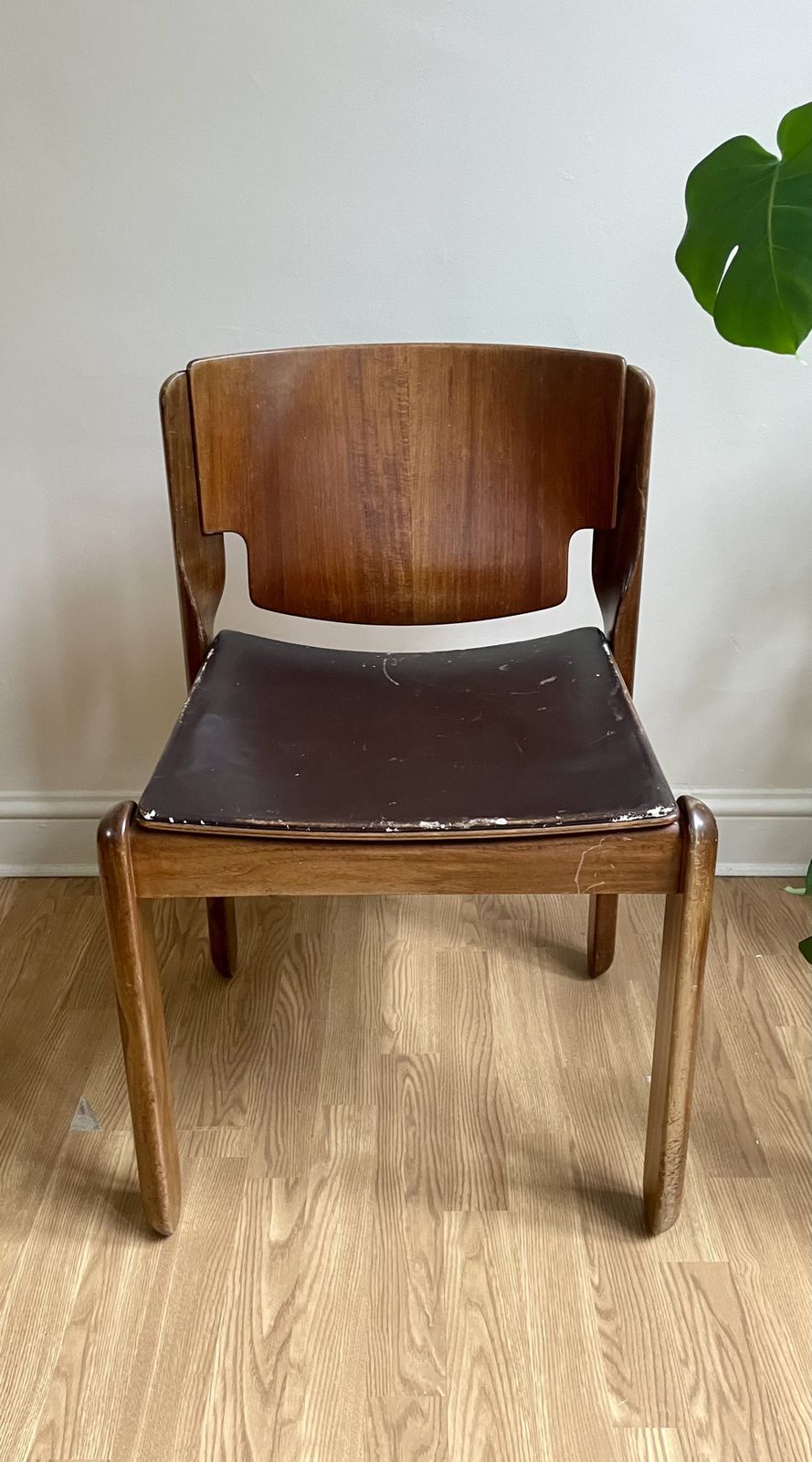 4000.0 6 Vico Magistretti Chairs, Model 122, Cassina, Italy, 1960s photo