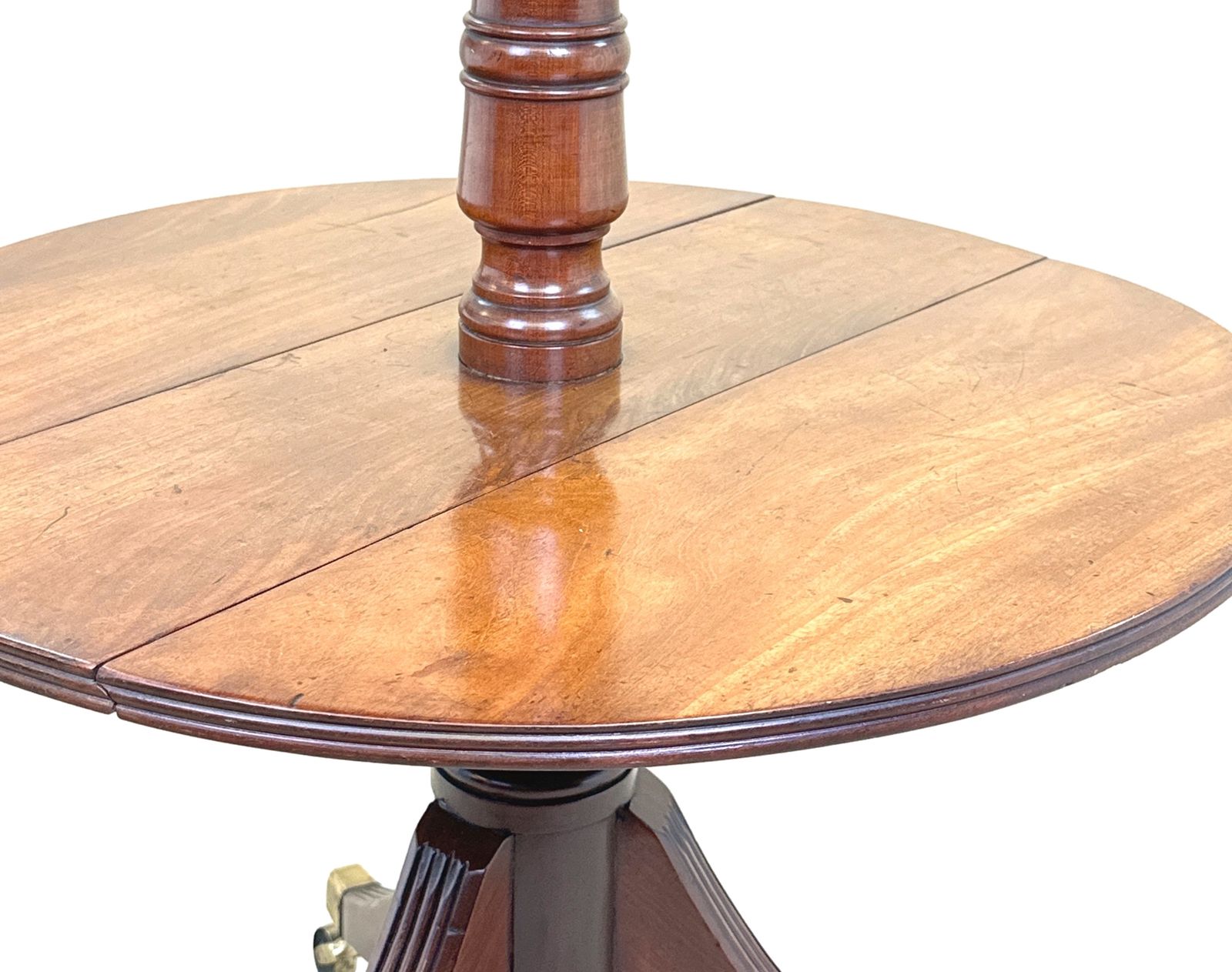 Georgian Mahogany Folding Dumbwaiter (England, Circa 1800) photo furniture