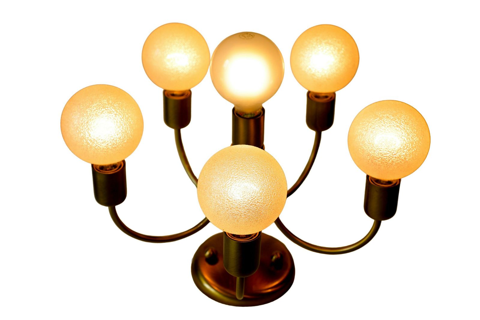 Vintage Mid Century Brass Sputnik Ceiling Lamp By Tz Leuchten photo for sale