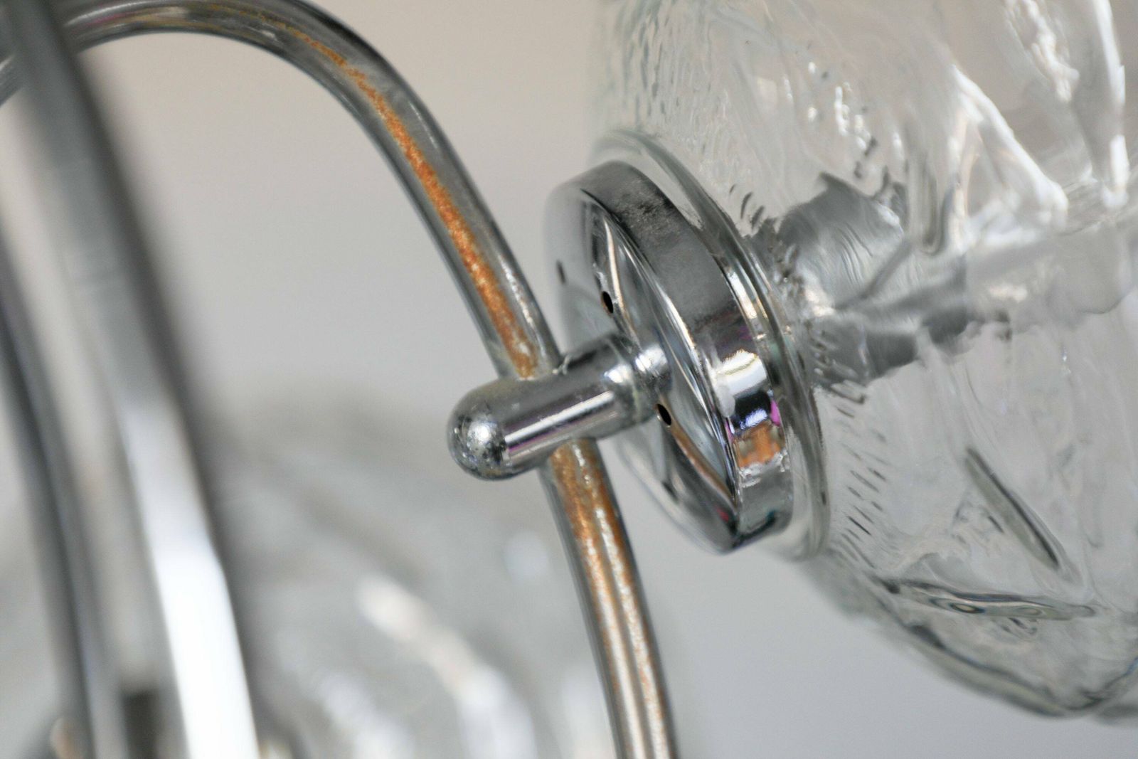 photo for sale Vintage Mid Century Chrome Sputnik Chandelier By Honsel Leuchten