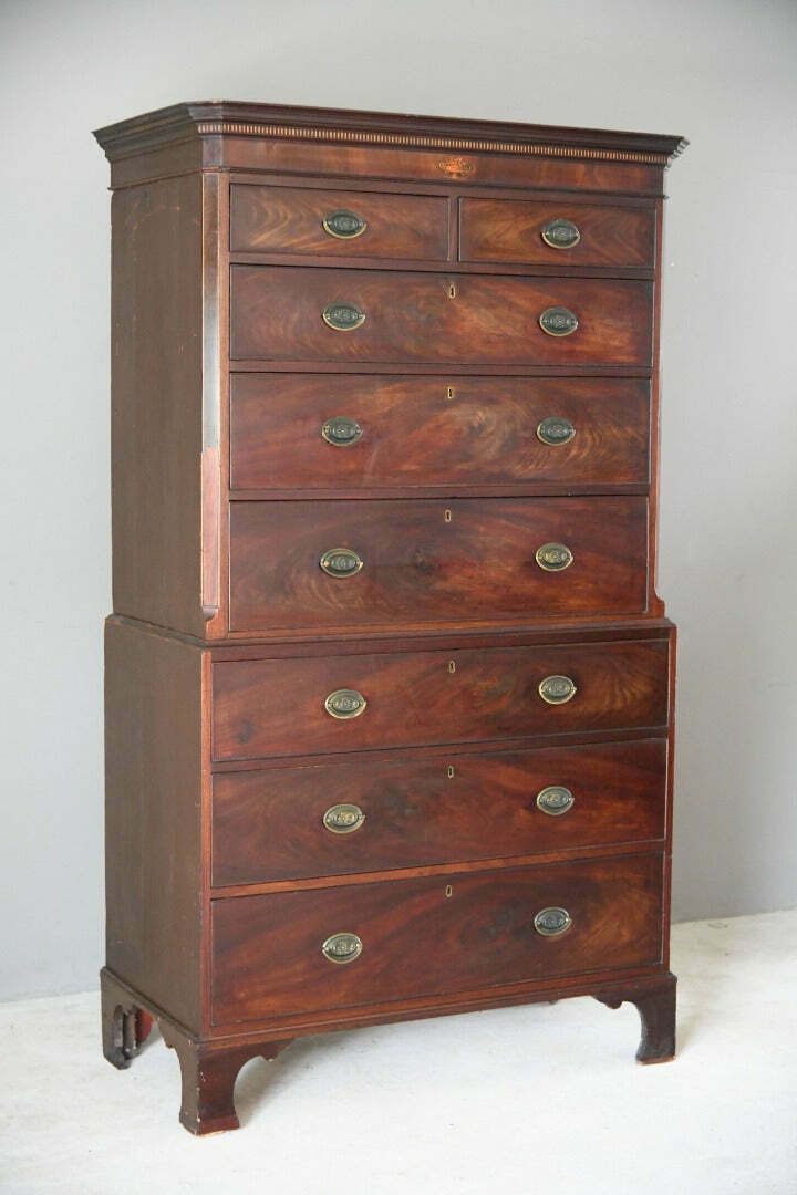 Georgian Mahogany Chest On Chest photo furniture