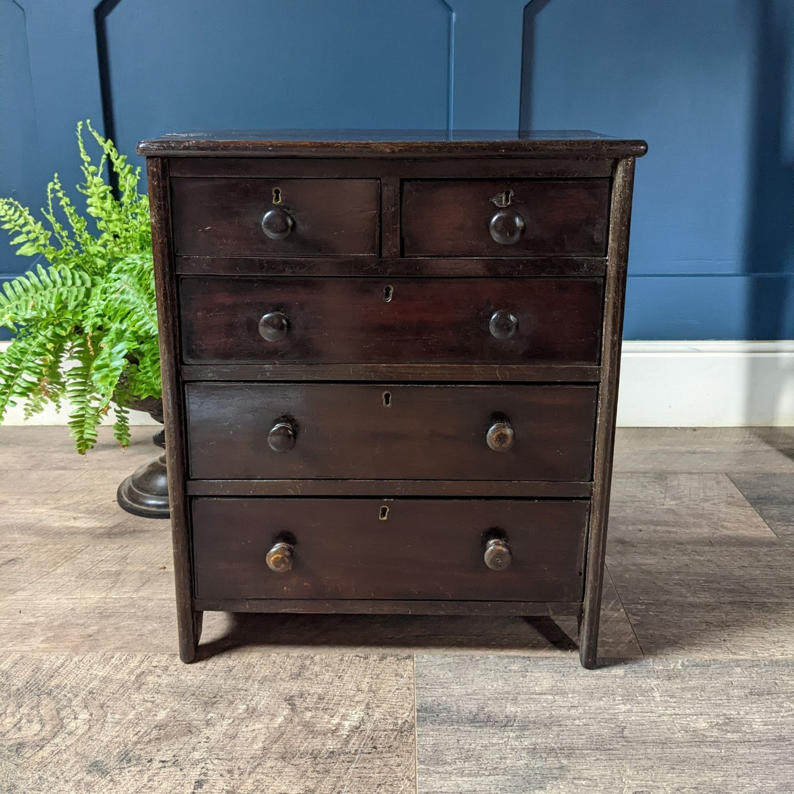 19th Century Apprentice Size Antique Chest Of Drawers photo furniture