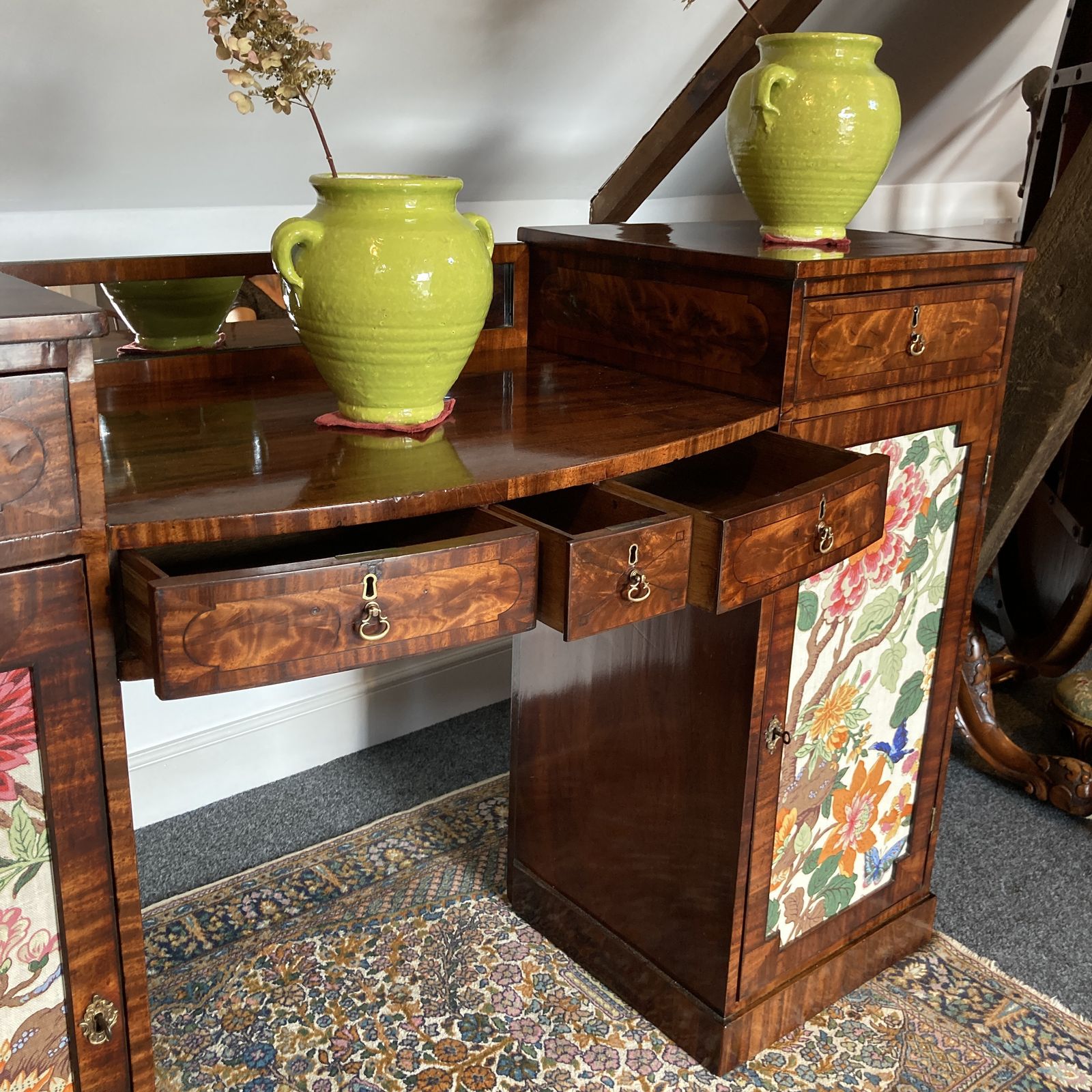 Late Georgian Mahogany Pedestal Sideboard, Circa 1810 photo buy