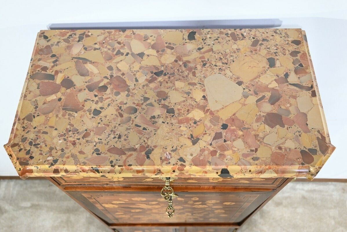 Small Mahogany And Amaranth Secretaire, Louis XVI – 18th Century photo vinterior