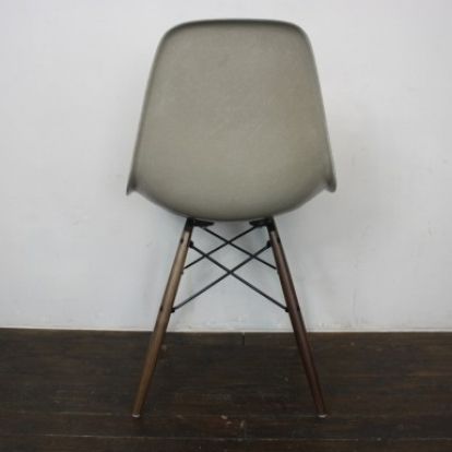 Eames Herman Miller Dsw Side Chairs In Neutrals Grey/Light Ochre photo vintage