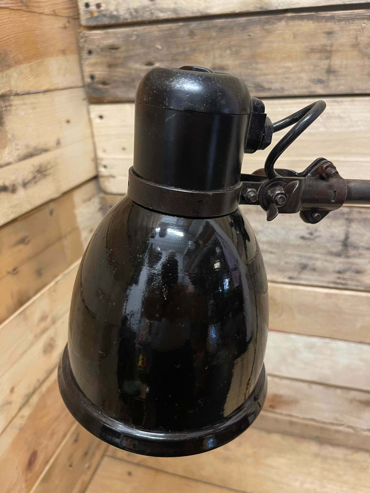 1930s German Made Fabrilux Work Top / Wall Mountable Task Lamp photo 450.0