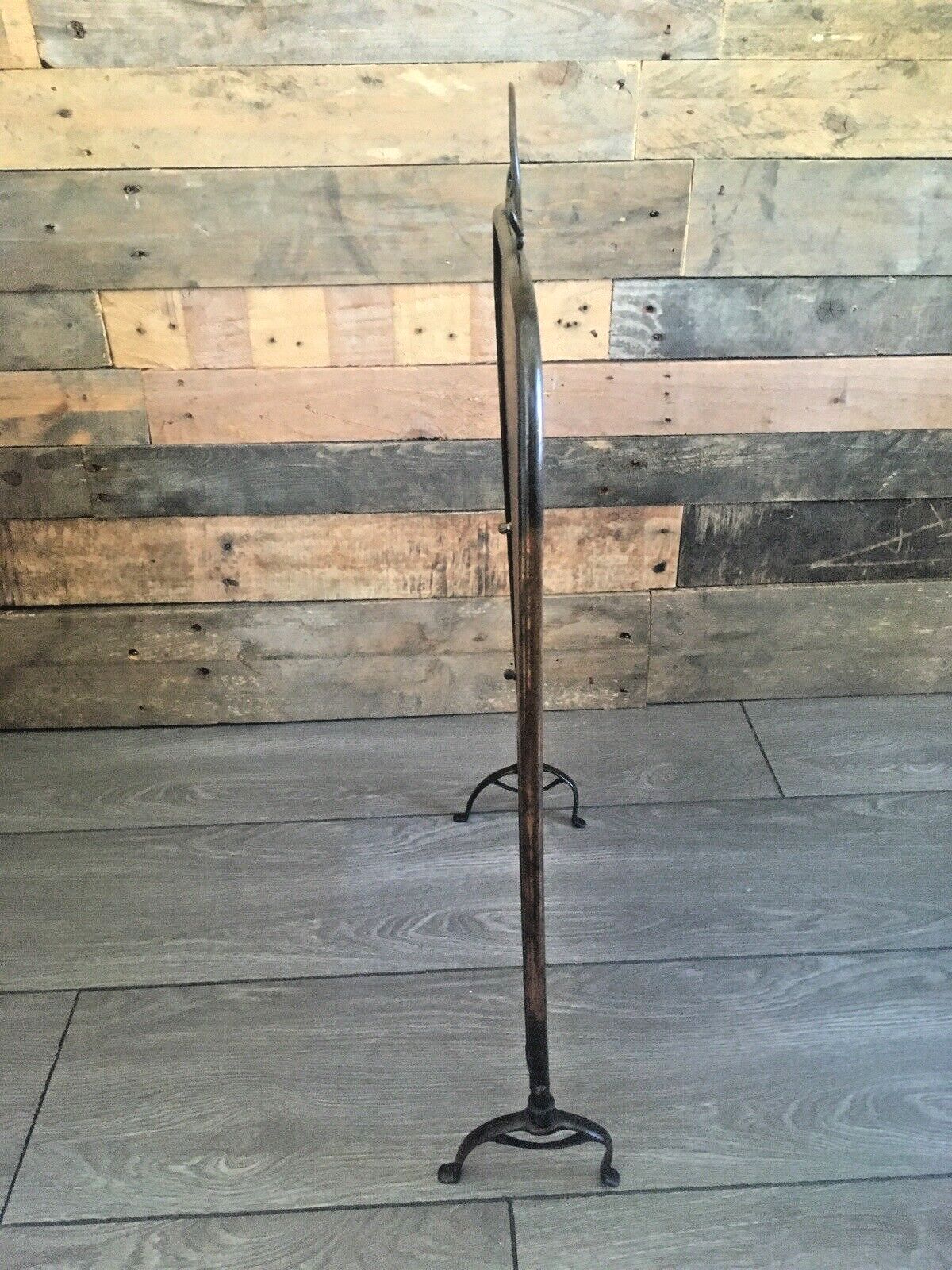Antique Art Deco Regency Copper Torch Hollywood Fire Guard Screen Country House photo for sale