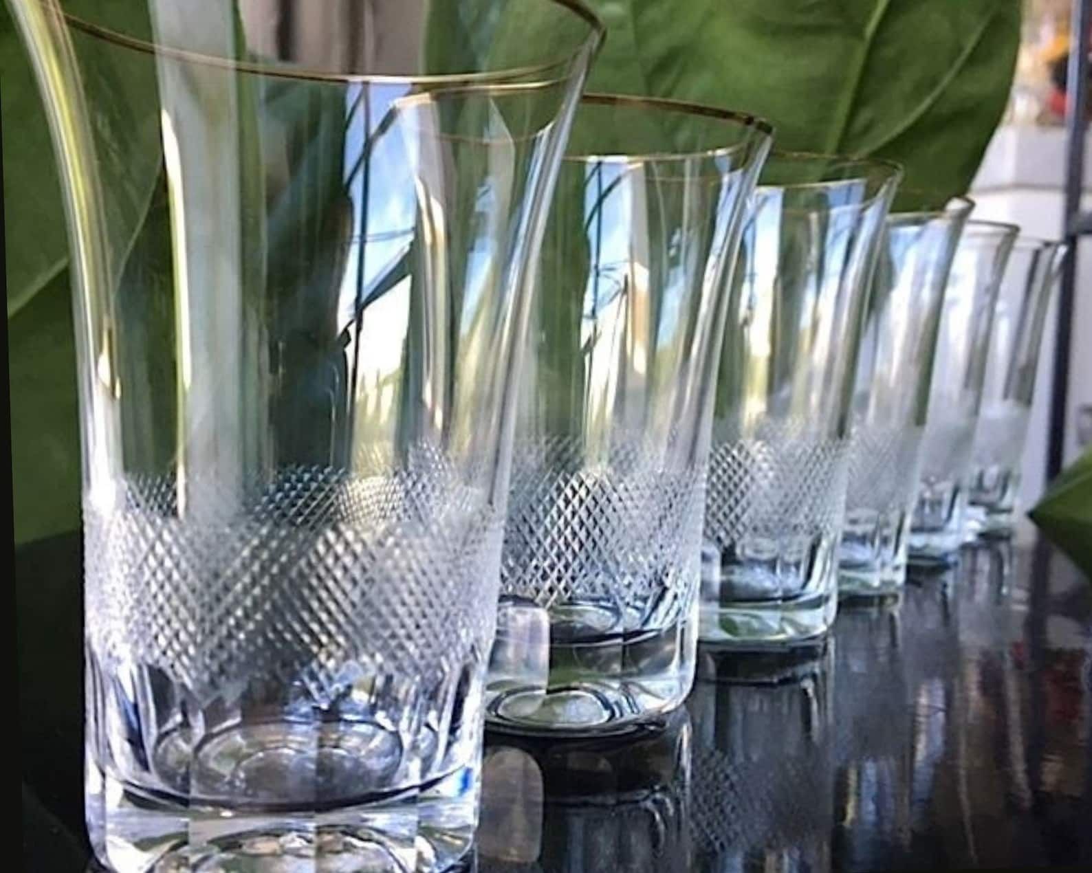 Moser Lloyd Waterglazen | 6 Stuks | Ca. Jaren 1940–1960 photo Woonaccessoires