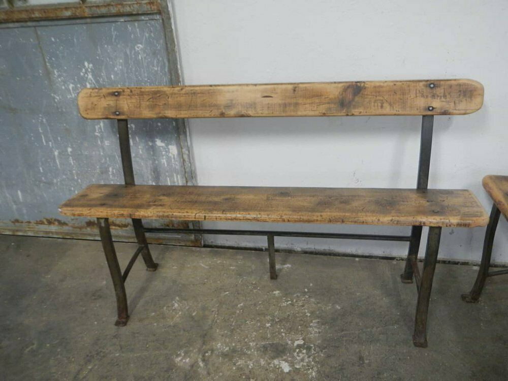 Vintage Benches, 1950s, Set Of 2 photo for sale