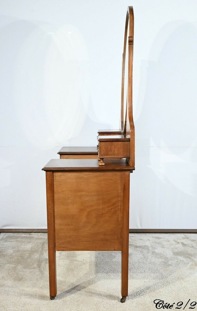 photo vintage Small English Mahogany Dressing Table – 1920