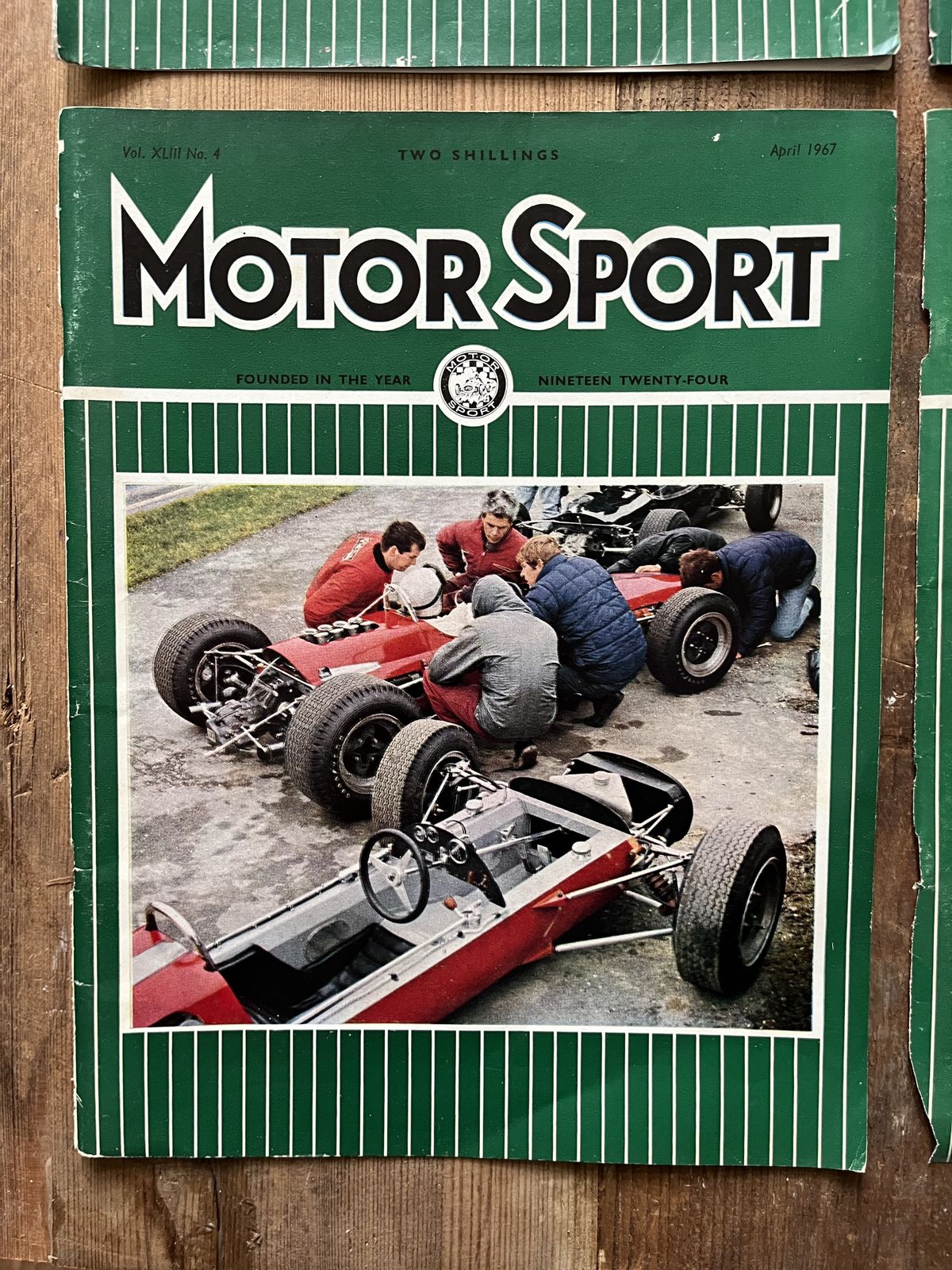 photo furniture Vintage Motor Racing Magazine Artwork 1967
