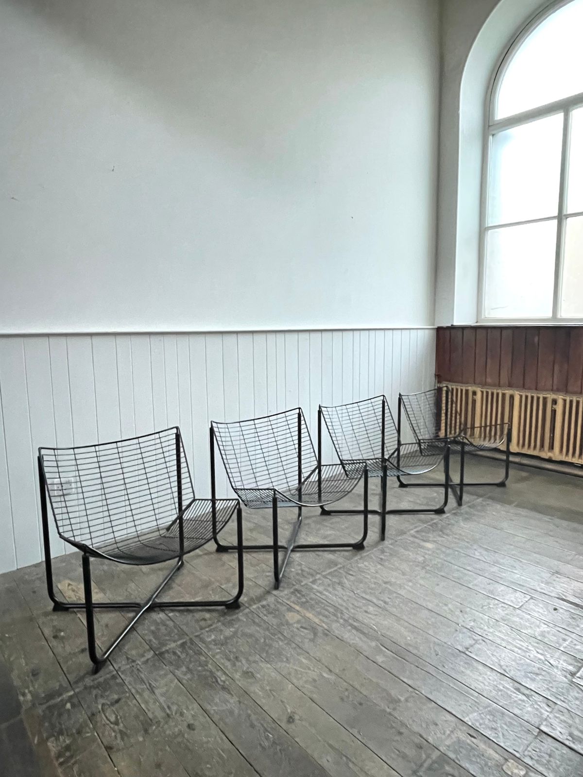 1980s Jarpen Wirework Chairs By Niels Gammelgaard photo for sale