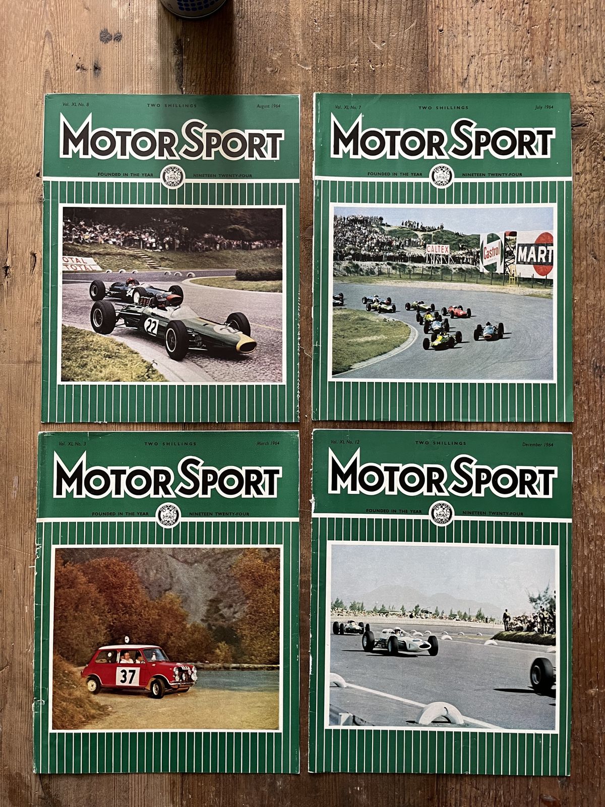 Vintage Motorsport Original Artwork 1964