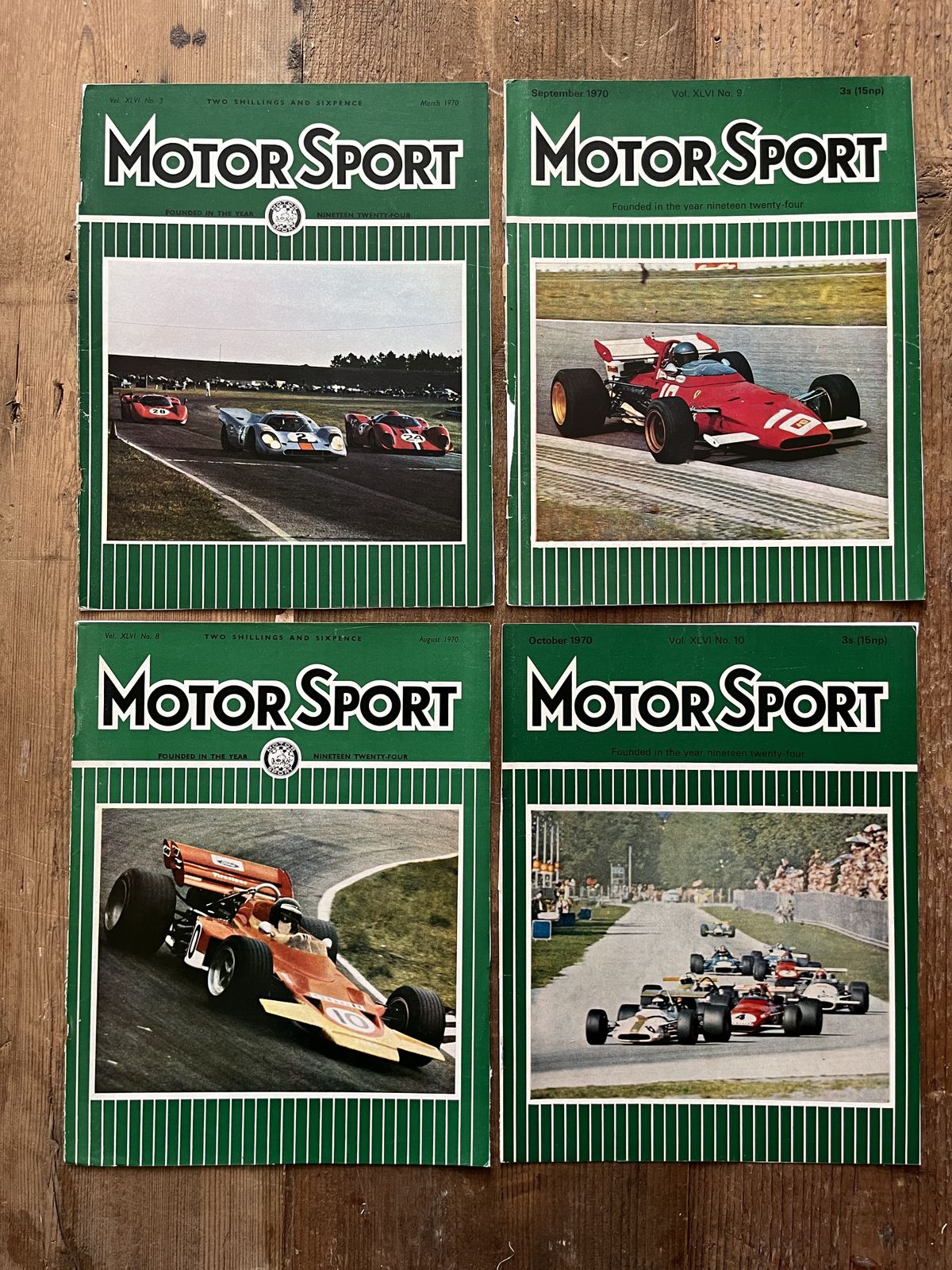 Vintage Motorsport Magazine Artwork 1969