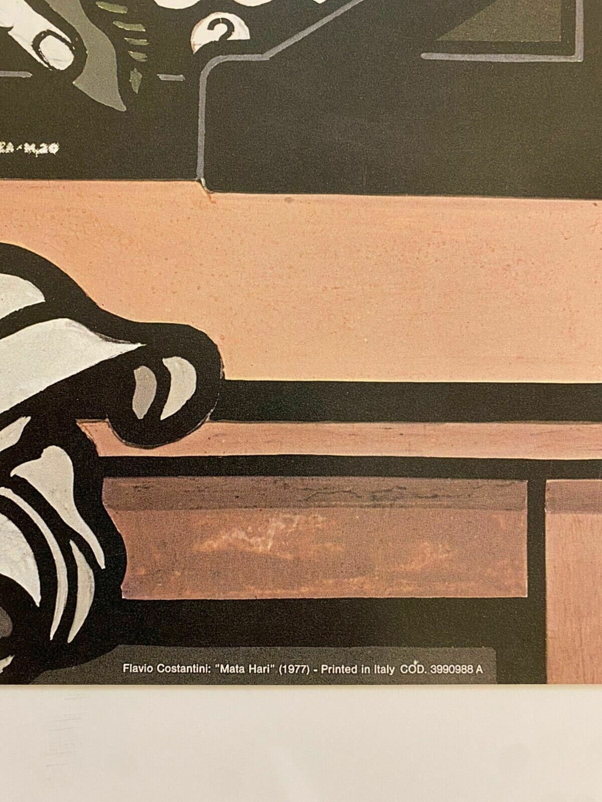 photo furniture Flavio Costantini, 1977   Olivetti   Original Advertising Poster 68 X 48 Cm