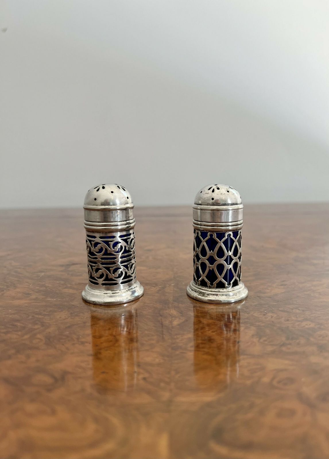Lovely Pair Of Edwardian Table Salts photo 135.0