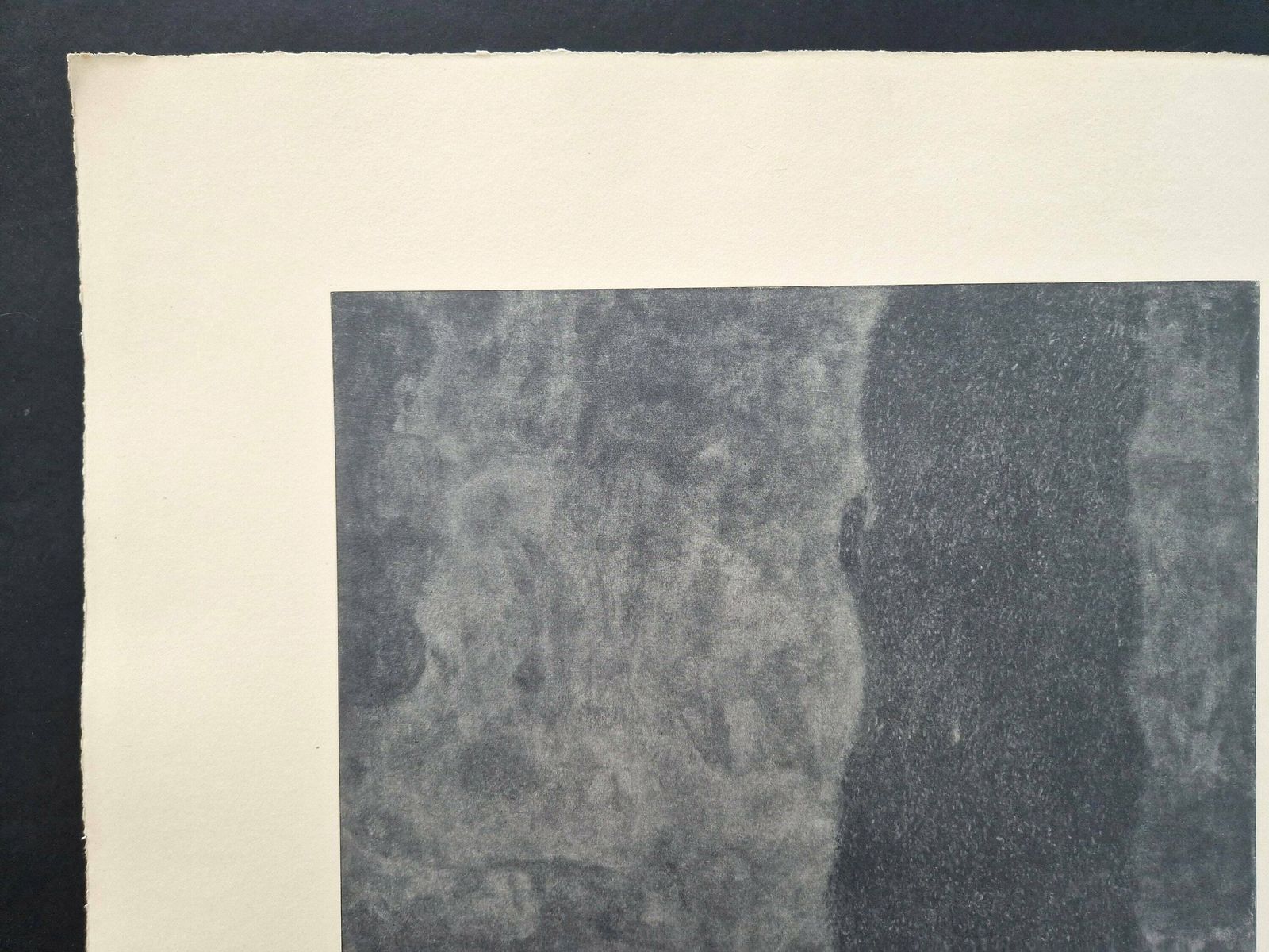 Gustav Klimt Thunderstorm Collotype On Paper, Das Werk 1914, Art Nouveau Wall Art Print photo Art