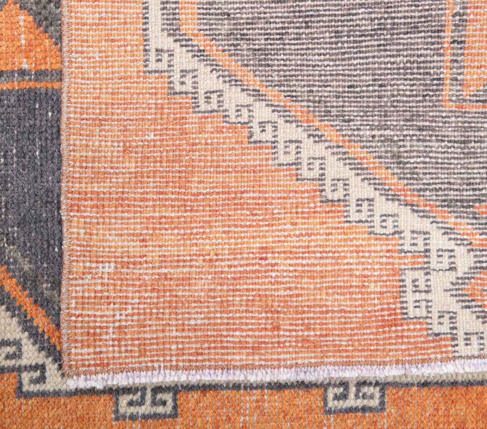 3x9 Vintage Runner Turkish, Oushak Rug, Handmade Wool Rug, Orange Hallway Rugs, Rustic Boho Farmhouse Decor, One Of A Kind, Anatolian Carpet photo Textiles