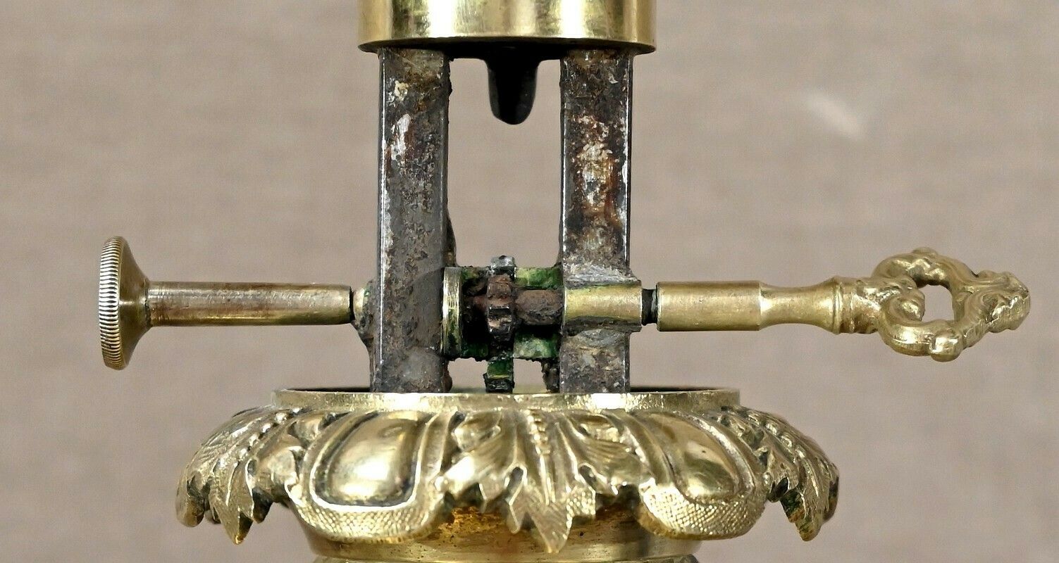 photo for sale Ceramic Oil Lamp, Napoleon III Period   Mid 19th Century