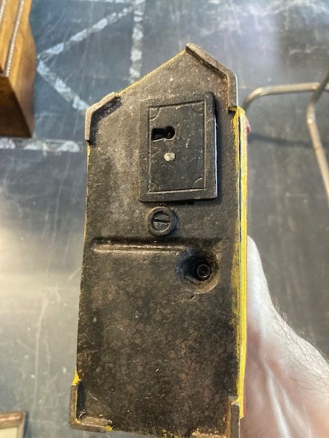 Antique Piggy Bank In Cast Iron From The Early 1900s American With Mechanical Action photo buy