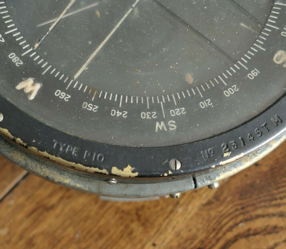 A Royal Air Force P10 Aircraft Compass No. 23145 T M photo buy